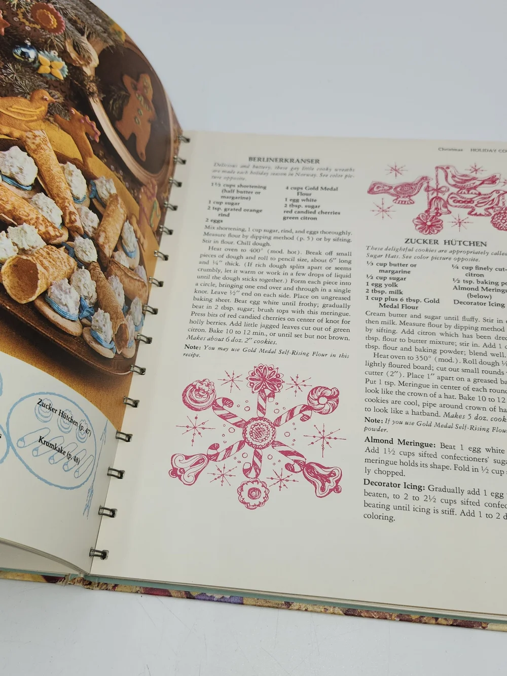Vintage Cookie Recipes Betty Crocker Cooky Book - Bright Red Cookie Cover